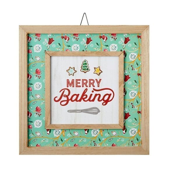 🦋 New Pioneer Woman Christmas "MERRY Baking" Sign, Wall Decor - Picture 4 of 8